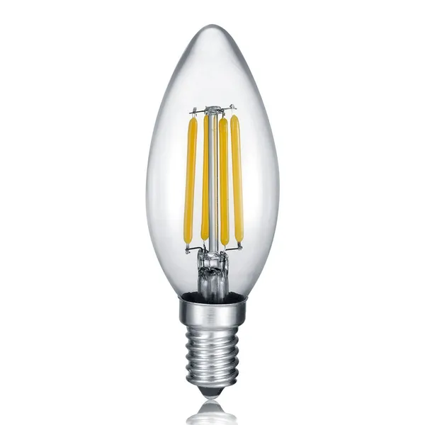 Trio Lighting Vela LED E14 4W filamento 2.700K switch dimmer