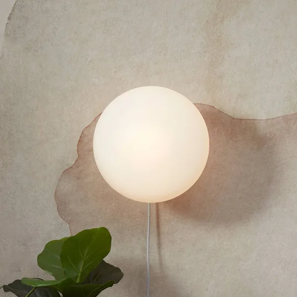 IT´S ABOUT ROMI IT'S ABOUT ROMI Aplique de pared Sapporo, Ø 28 cm, cristal, E14