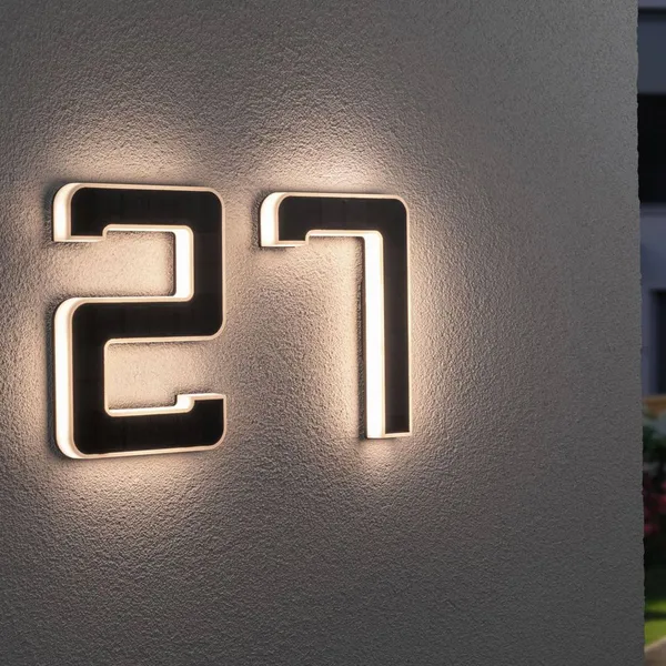 Paulmann número de casa LED solar 8