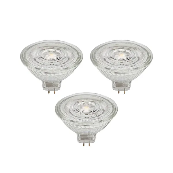 Prios bombilla reflectora LED GU5.3 4.9W 500lm 36° claro 840 juego de 3