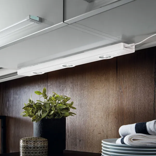 EGLO Lámpara bajo mueble Kob LED, blanco