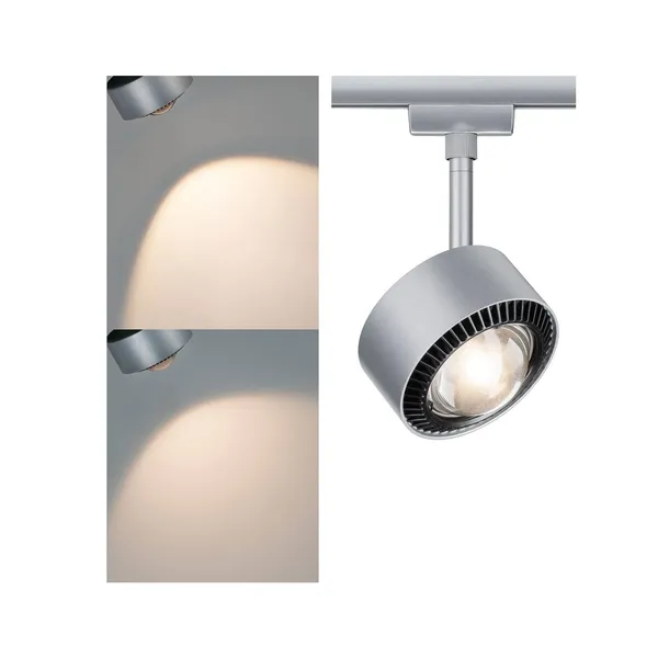 Paulmann foco LED Aldan URail 2.700K cromo mate