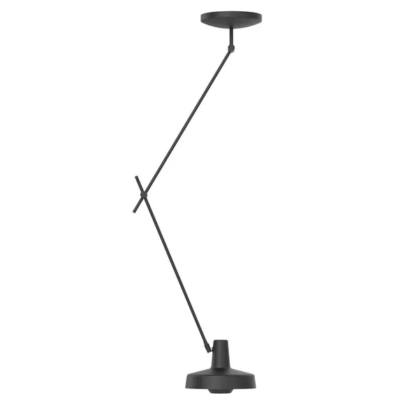 GRUPA Arigato techo 1 luz 110cm Ø23cm negro