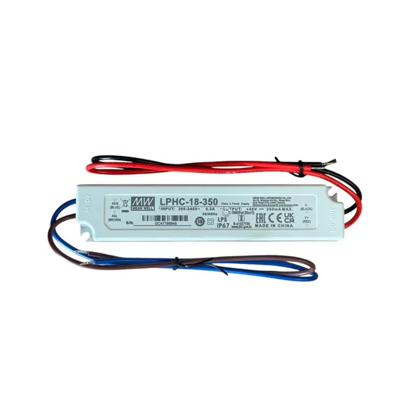 Karman Transformador LED para lámparas de exterior, 18 W, 350 mA, IP67