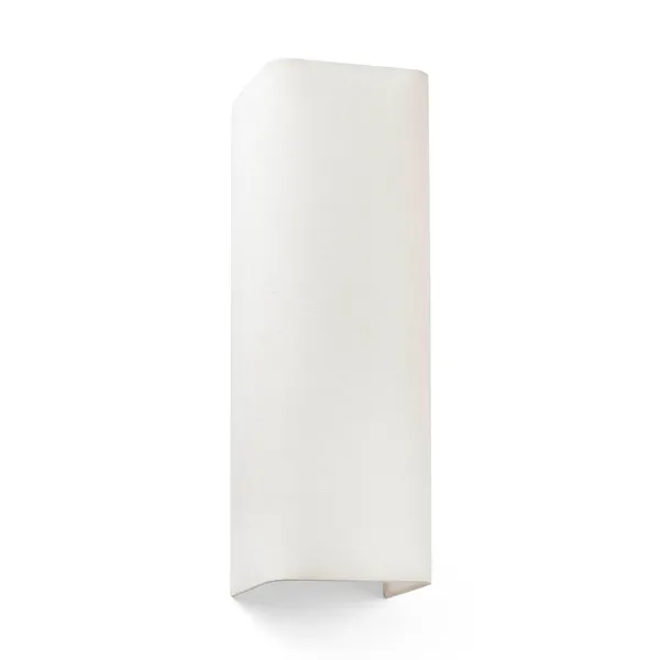 FARO BARCELONA Aplique Cotton, angular, 37 x 12 cm, beige