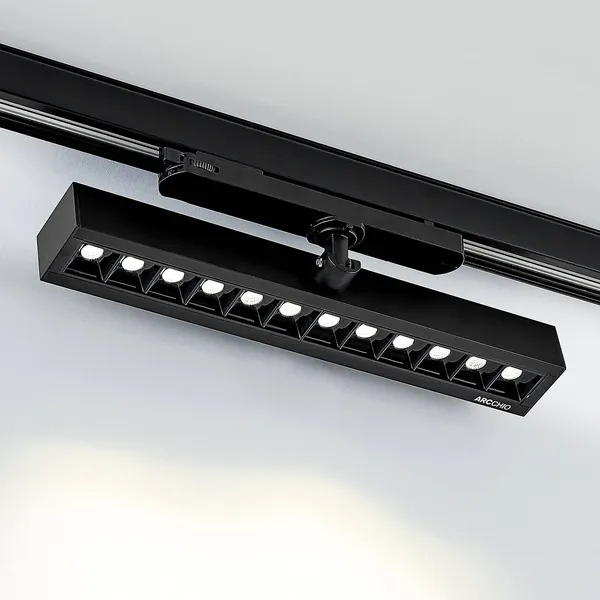 Arcchio Millay foco de riel LED negro 4000K