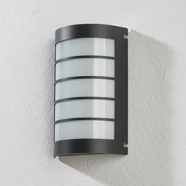 CMD Aplique de pared LED Aqua Marco acero inoxidable antracita rejilla sensor