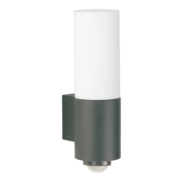 Albert Leuchten Aplique de pared LED 0278 con detector de movimiento antracita