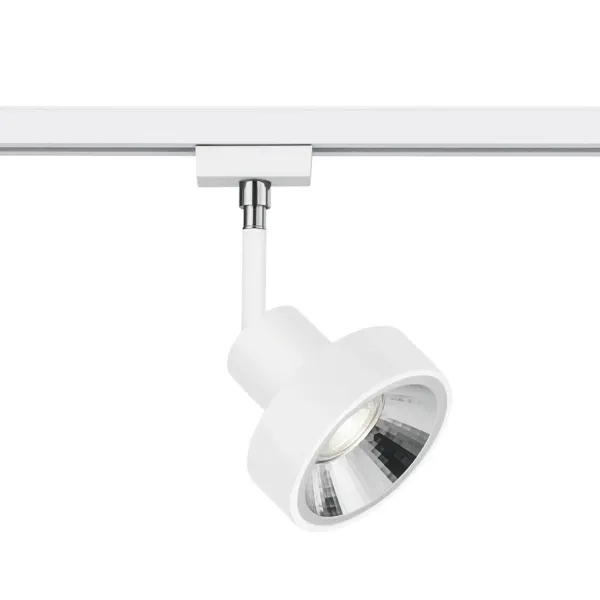 Trio Lighting DUOline 780701 foco de riel, Ø 11 cm, blanco, 2 fases, GU10