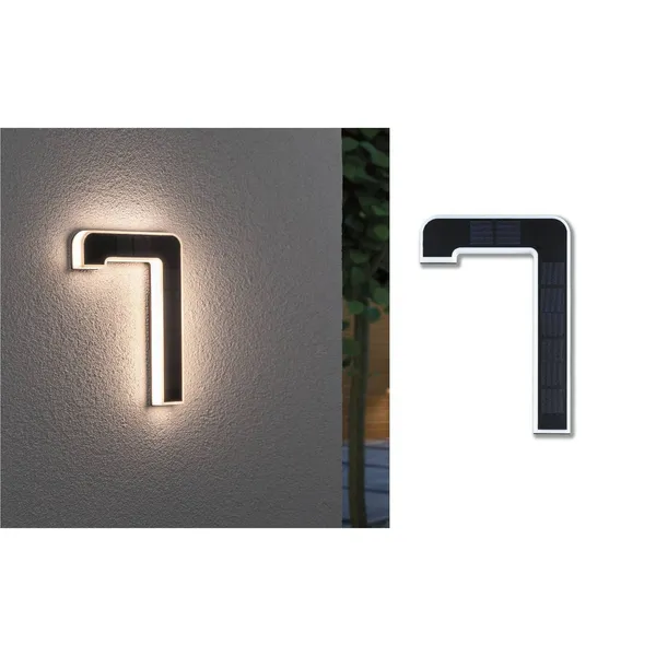 Paulmann número de casa LED solar 7
