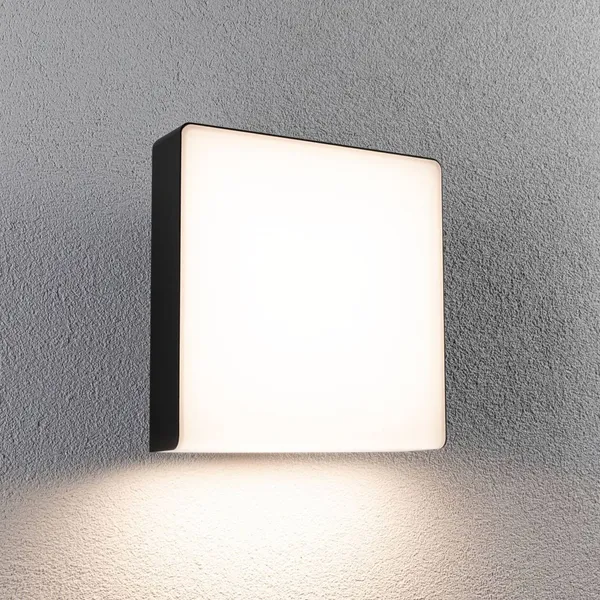 Paulmann Aplique de exterior LED Azalena, sensor, antracita