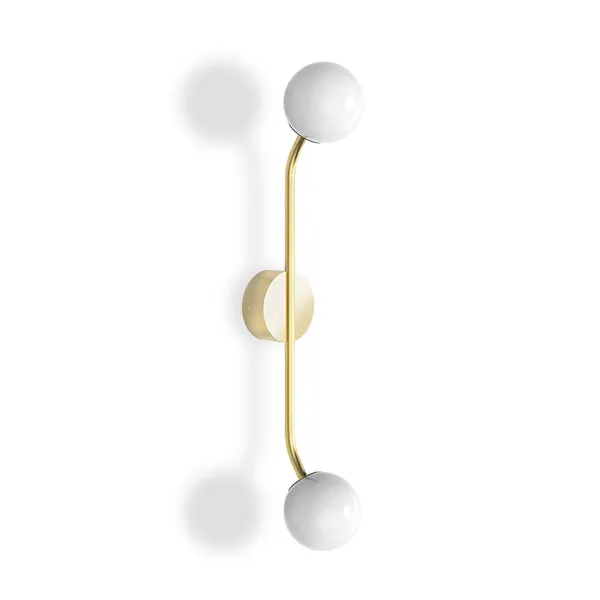 Decor Walther Pep Two aplique, oro mate, 2 luces