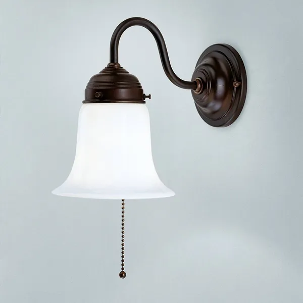 Berliner Messinglampen Aplique Sibille de estilo antiguo