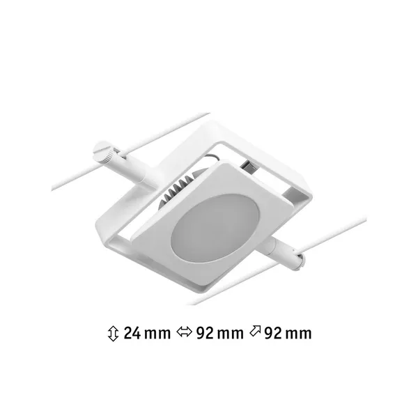 Paulmann Wire MacLED foco luz sobre cable blanco
