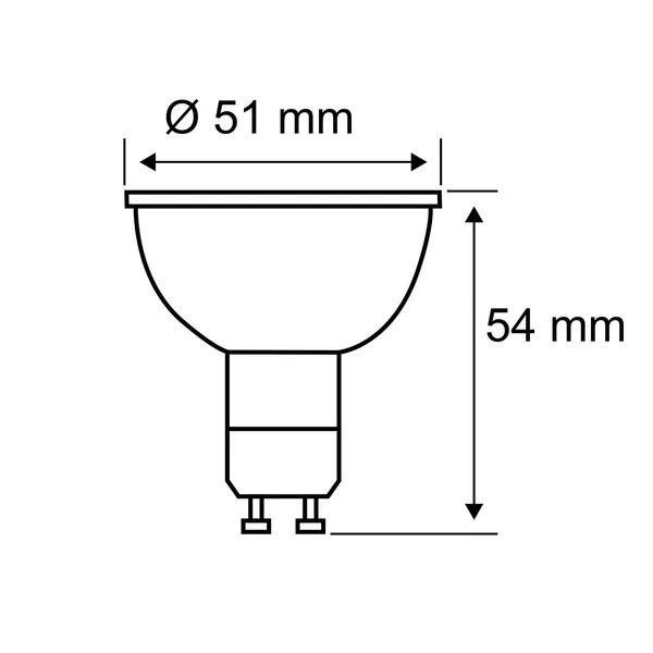 Paulmann reflectora LED GU10 5,7W 2.700K 100°