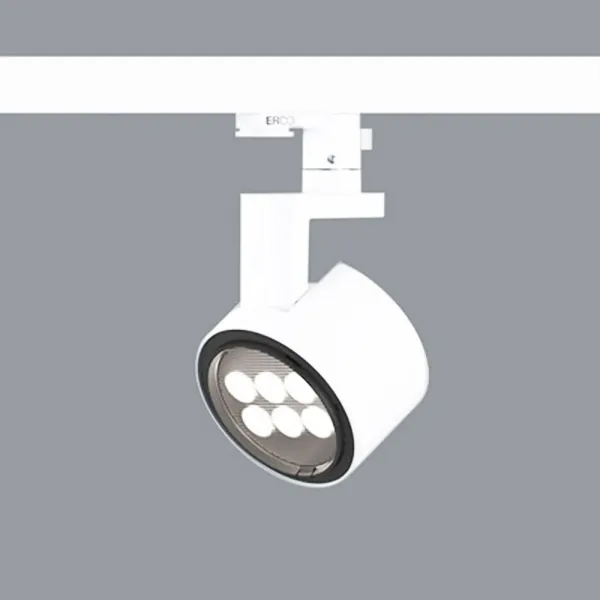 ERCO Parscan 230V foco 12W wallwash 930 blanco