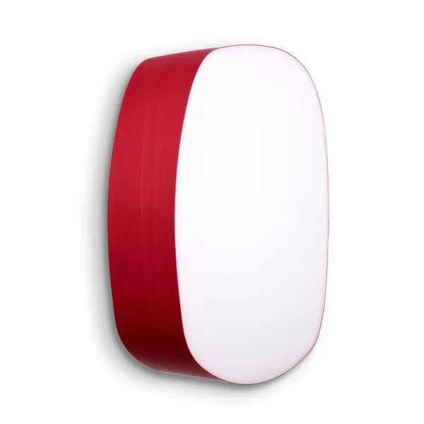 LZF LAMPS LZF Guijarro Medium aplique LED, rojo
