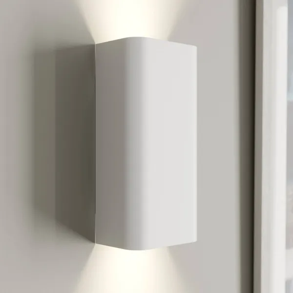 Nowodvorski Lighting Aplique de pared Bergen up & down, blanco