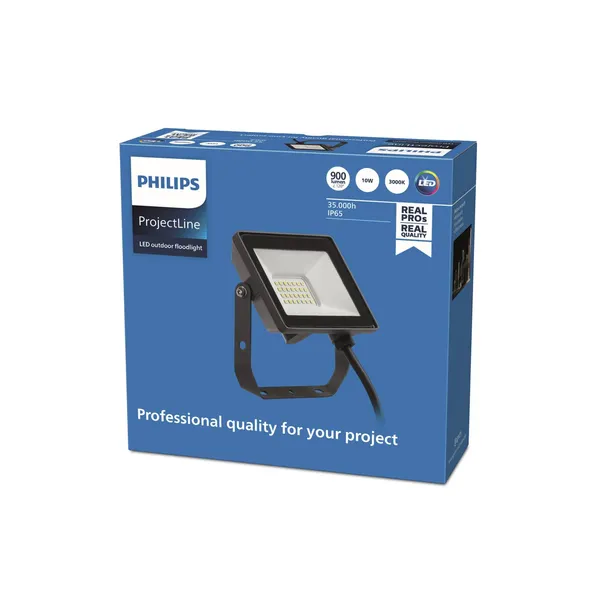 Philips ProjectLine Foco exterior LED 3.000K 10W