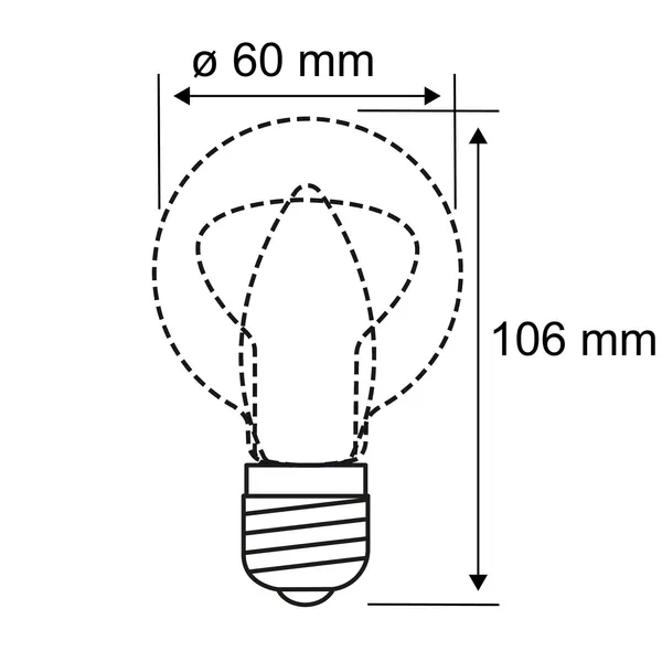 Paulmann Bombilla LED E27 9W 2.700K mate, atenuable