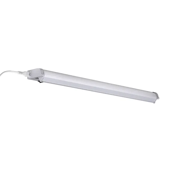G & L Handels GmbH Luminaria LED de superficie 957021102, longitud 121 cm, plata, 4.200 K