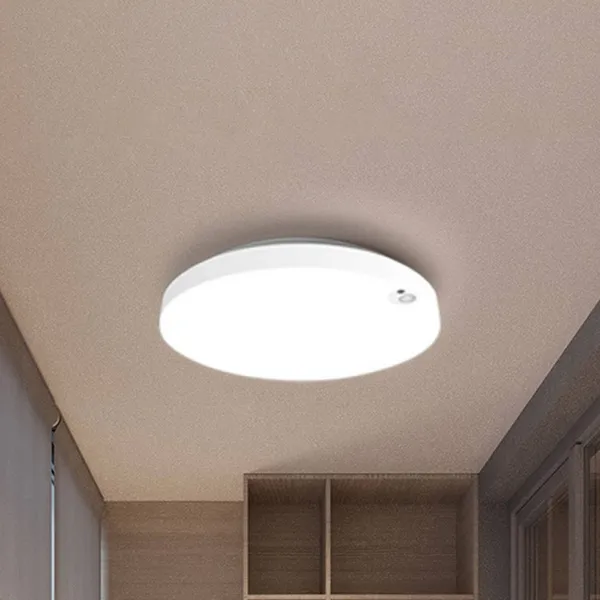 Heitronic Lámpara de techo LED Allrounder 1, color de la luz ajustable, sensor