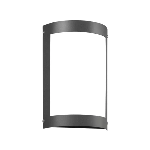 CMD Aplique de pared LED Aqua Marco, acero inoxidable, antracita, sensor