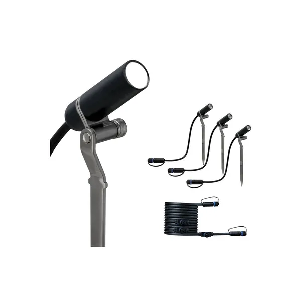 Paulmann Plug & Shine Plantini 3000K suplemento de 3 piezas