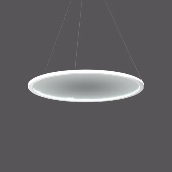 BEGA Lámpara colgante RZB Sidelite ECO Ø 58 cm transparente 4000 K