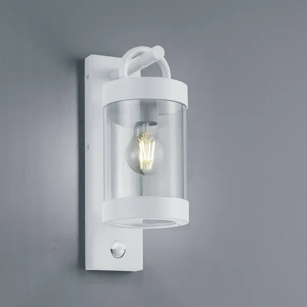 Trio Lighting Aplique exterior Sambesi, movimiento, blanco
