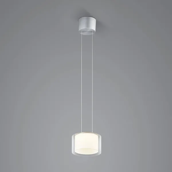 BANKAMP Grand Clear Lámpara colgante LED, 1 luz, Ø 20 cm