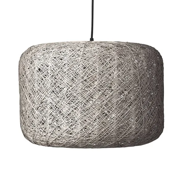 Dyberg Larsen lámpara colgante Spin L, gris, Ø 45 cm