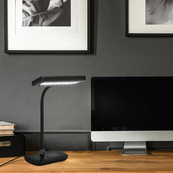 Briloner Lámpara de mesa LED 7488-015 negro 6.500K