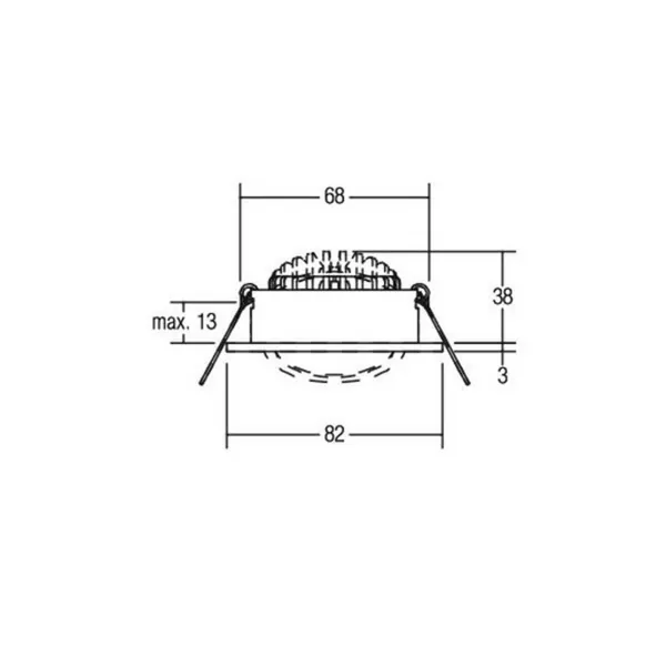 BRUMBERG foco LED 38° redondo titan 2.700K