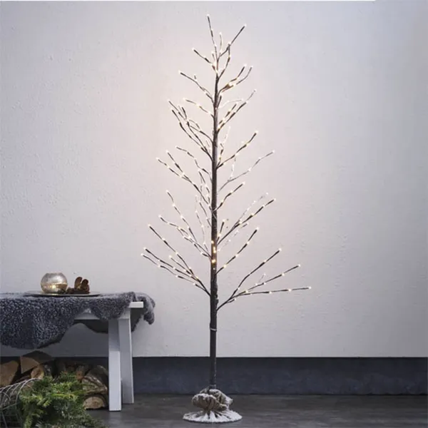 STAR TRADING LED árbol decorativo Tobby Tree IP44 marrón altura 150cm