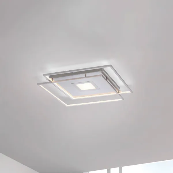Q-Smart-Home Paul Neuhaus Q-AMIRA plafón LED, plata
