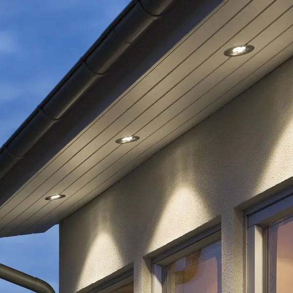 Konstsmide Lámpara empotrada de techo con LED de encendido