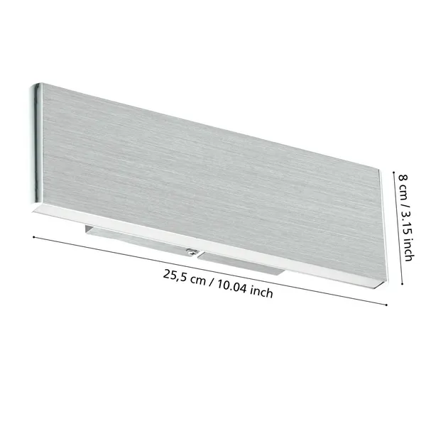 Aplique de pared LED EGLO Stars of Light Climene, aluminio cepillado