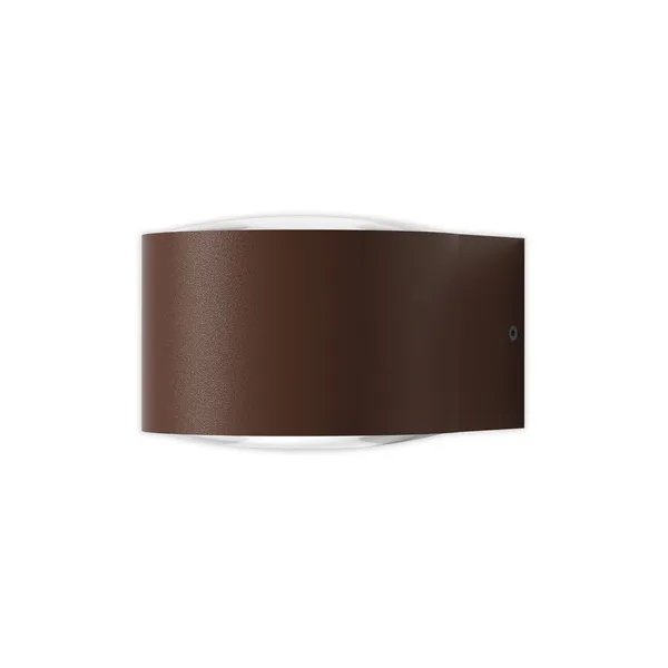 LOOM DESIGN Aplique de pared LED Frey IP65 2x6W corten