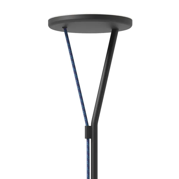 Fabbian lámpara de pie LED Rio, antracita, atenuable, 3.000 K