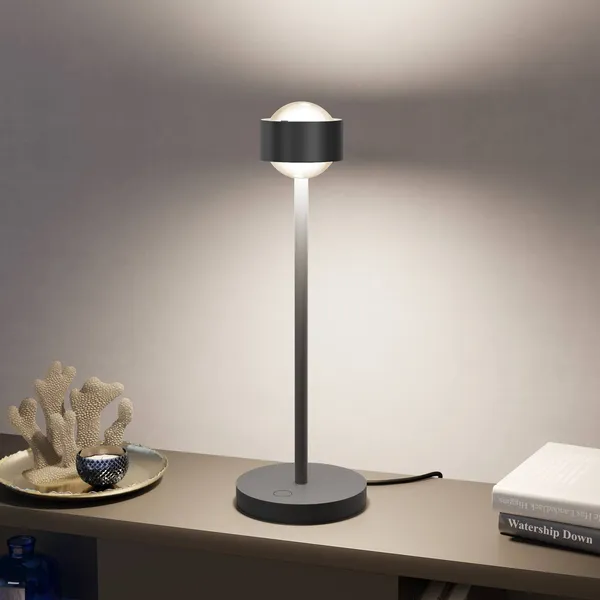 Top Light Puk! 80 Ojo Mesa LED, lentes mate, negro mate