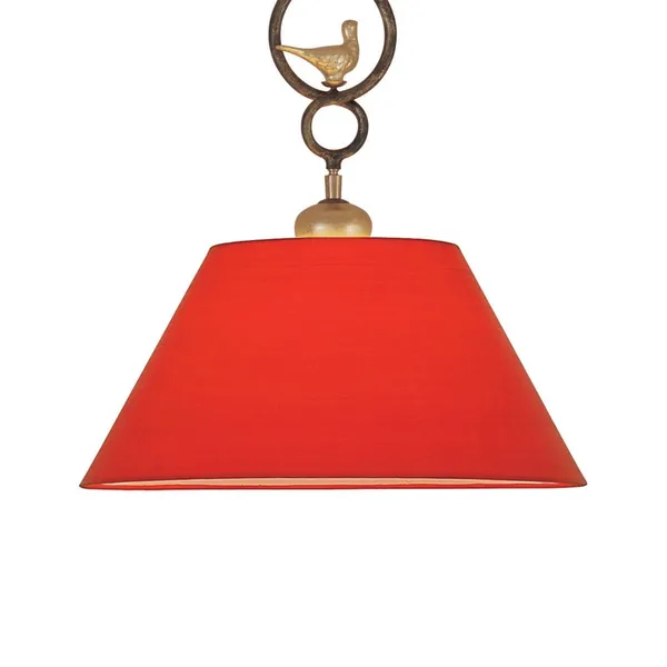 Menzel Provence Chalet - lámpara colgante en rojo