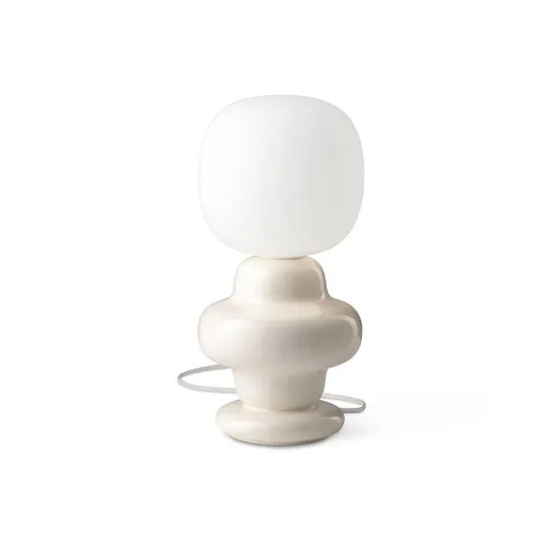 Ferroluce Lámpara de mesa Copacabana, crema