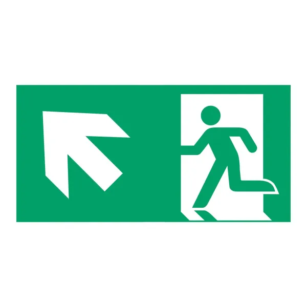 B-Safety Señal ruta evacuación tipo F de L-LUX Standard Eco
