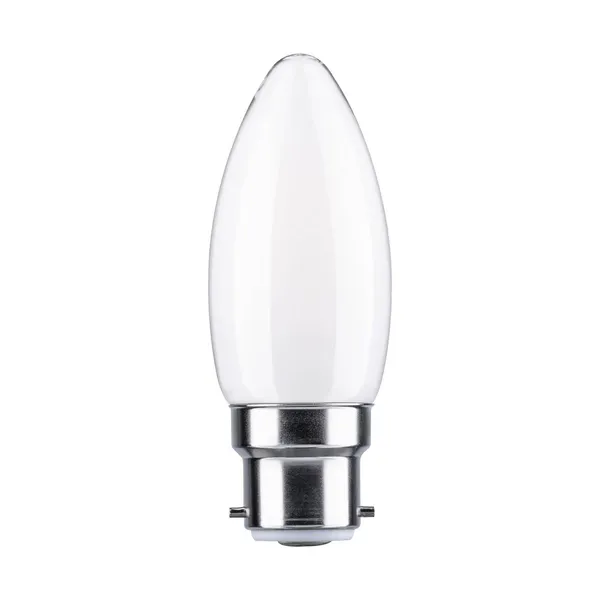 Paulmann vela LED B22d 4,7W 2.700K opalino dim