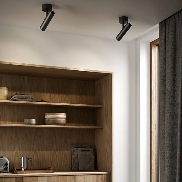 DFTP by Nordlux Downlight DFTP MIB 6, portalámpara GU10, negro