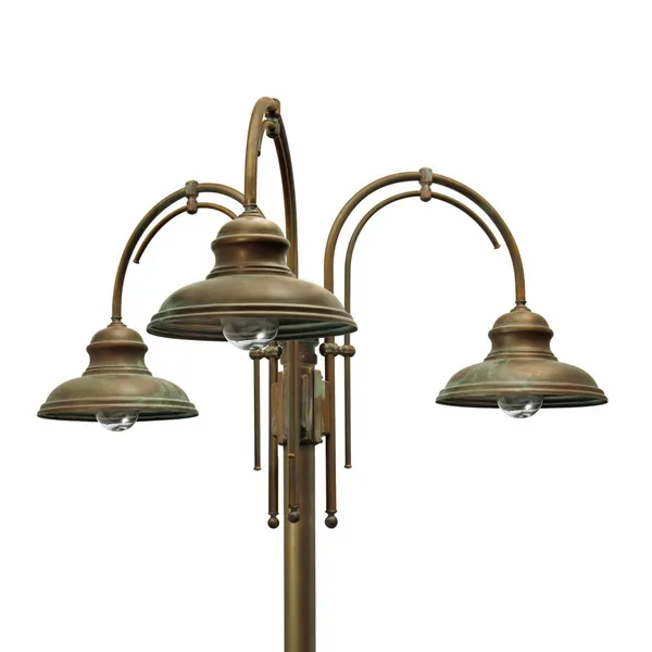 Moretti Luce Farola Luca latón cobre antiguo brazo x2 3 luces