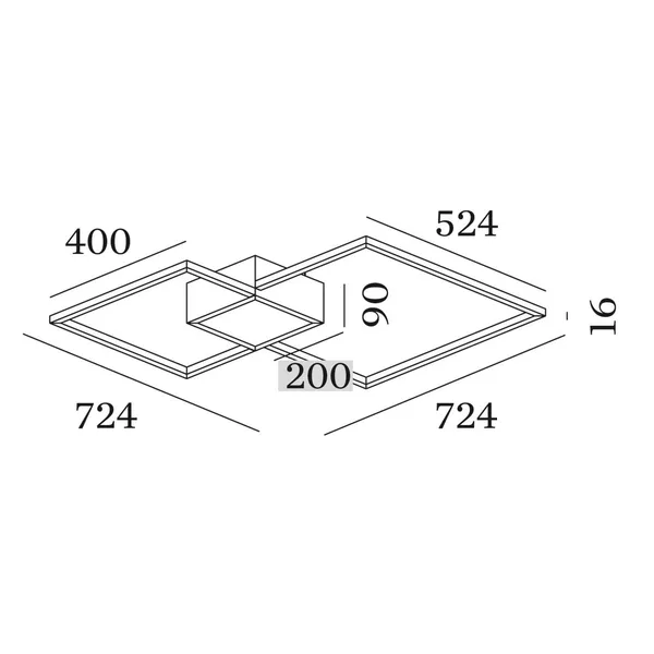 Wever & Ducré Lighting WEVER & DUCRÉ Venn 2.0 Deck 47W 2.700K blanco