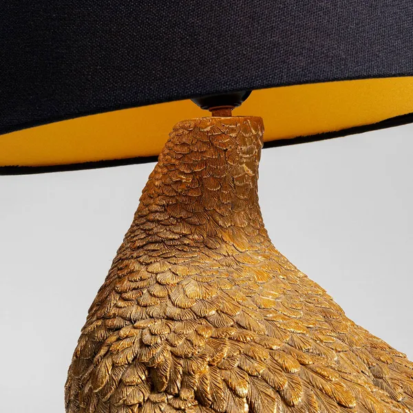 Kare Lámpara de mesa Animal Duck con pantalla de tela