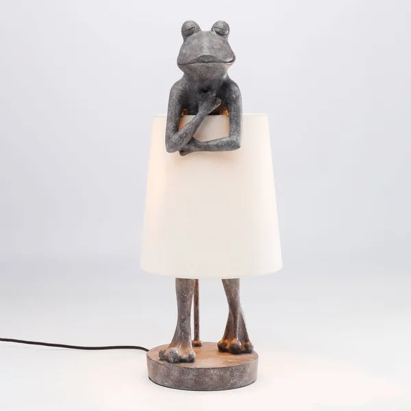 Kare Animal Frog lámpara de mesa gris